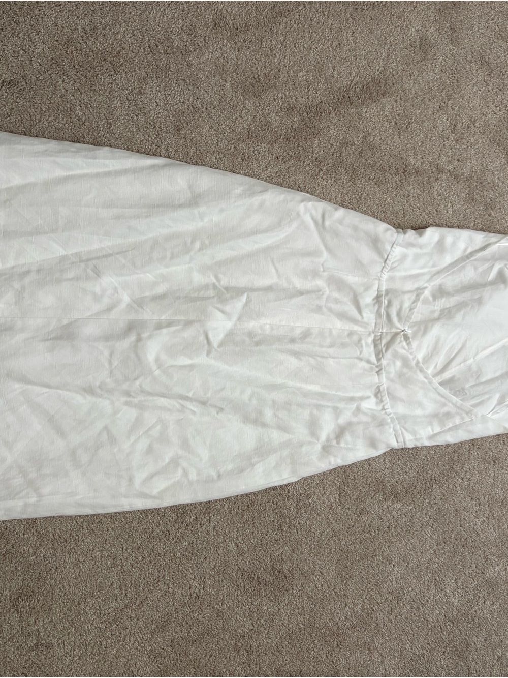 Babaton White Strapless Halter V-Neck Dress - Picture 7 of 8